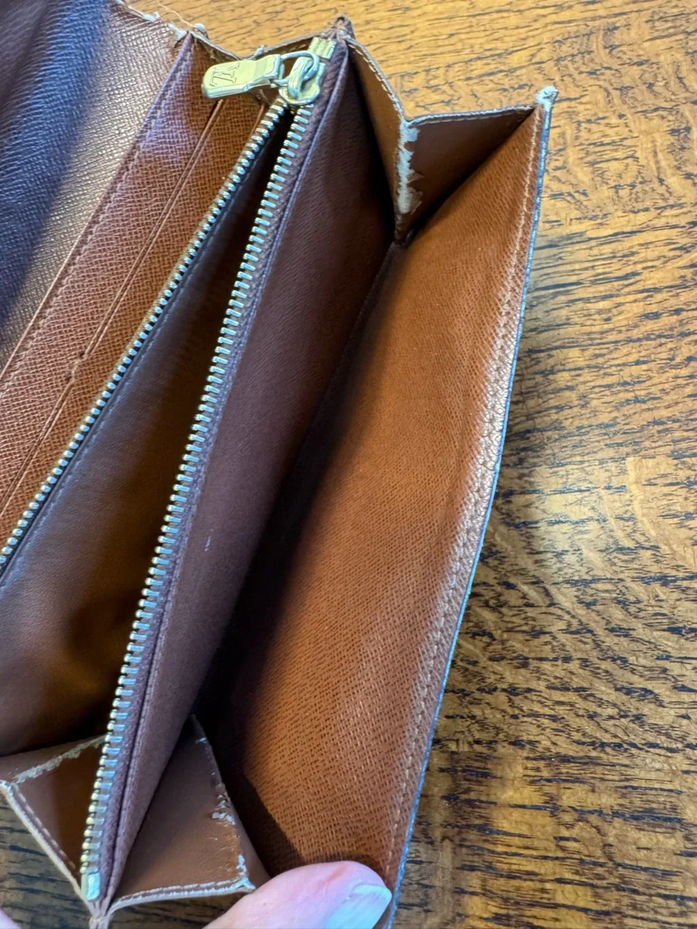 Louis Vuitton Vintage Monogram Sarah Long Wallet w/COA